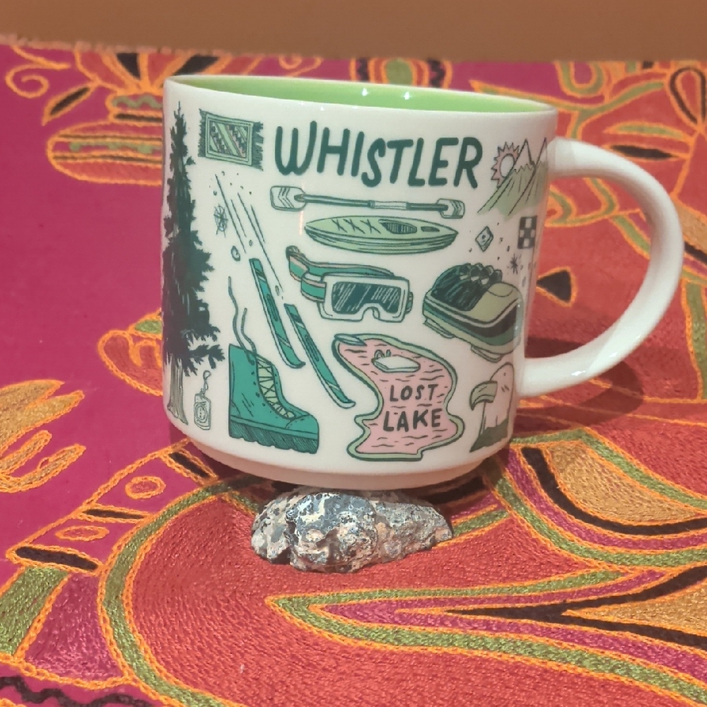 Whistler Adventure Mug with Green Interior
